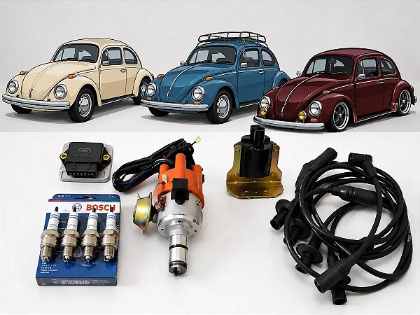 Kit Ignição Eletrônica Fusca 1300 1500 1600 Completo