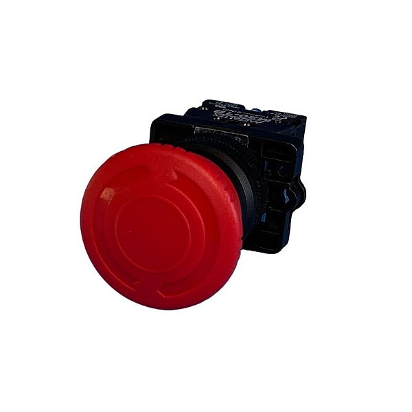 Botão de Soco Vermelho P20AKR-R-1B