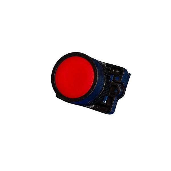 Botão a Impulsão Vermelho P20AFR-R-1A