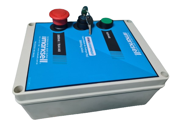 Botoeira Adesiva Azul MKS-6000PNDEF