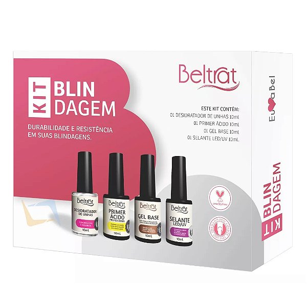 Kit de Blindagem para Unhas Beltrat 4 Passos