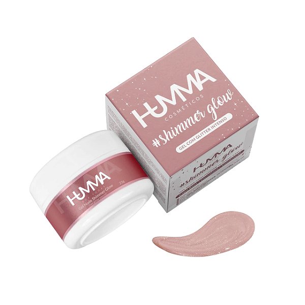 Gel para Alongamento de Unhas Shimmer Glow Humma 25g