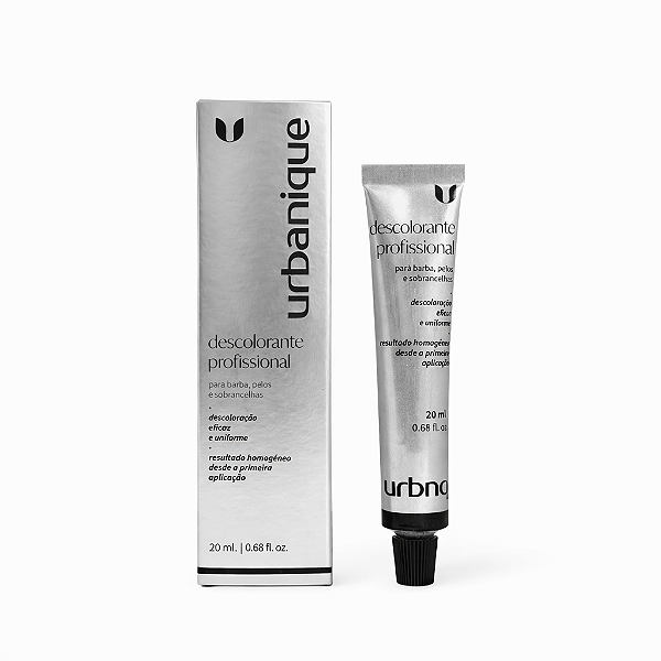 Descolorante Profissional para Sobrancelhas e Barba Urbanique 20ml