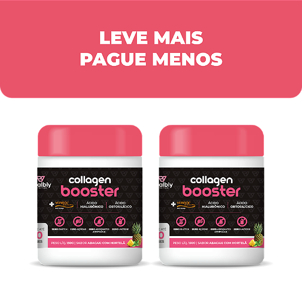 COMBO 2X Collagen Booster Abacaxi com Hortelã