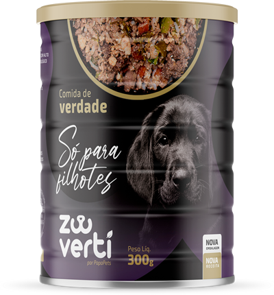 Só para filhotes (300g) - Zooverti