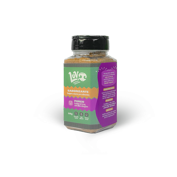 Tempero natural de porco (60g) - LUV