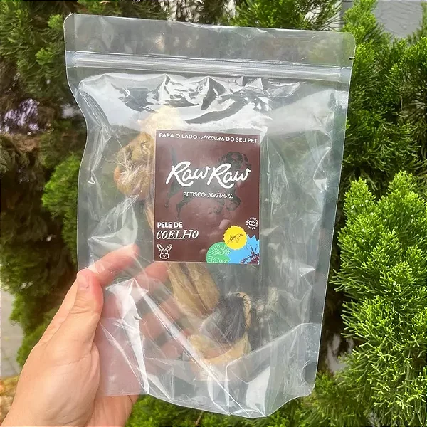 Pele de Coelho Nó (1 un.) - Raw Raw