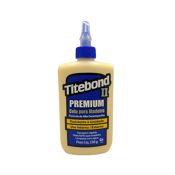 Cola p/ Madeira Titebond II Premium Wood Glue 258G AZUL 35003