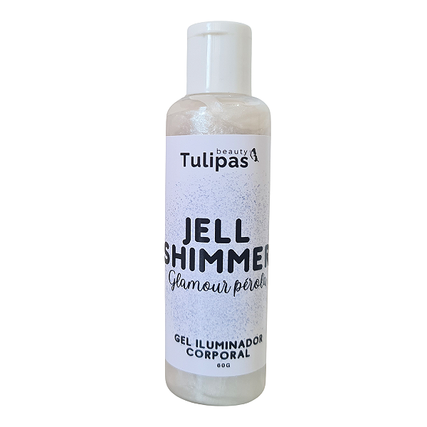 Jell shimmer glamour pérola 60g - Iluminador corporal