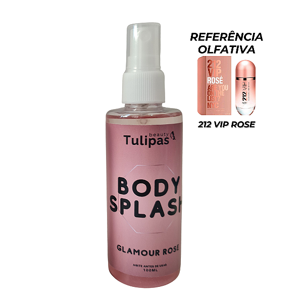 Body splash glamour rose Tulipas Beauty