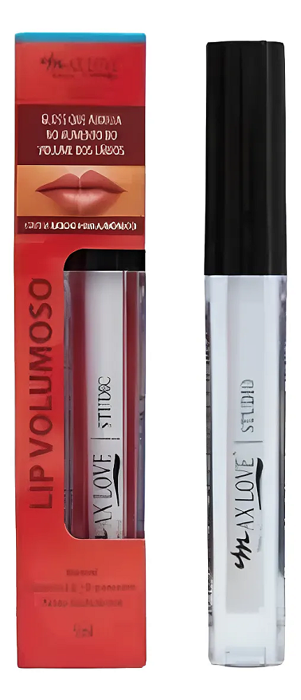 Gloss Lip Volumoso Incolor 01- Max Love