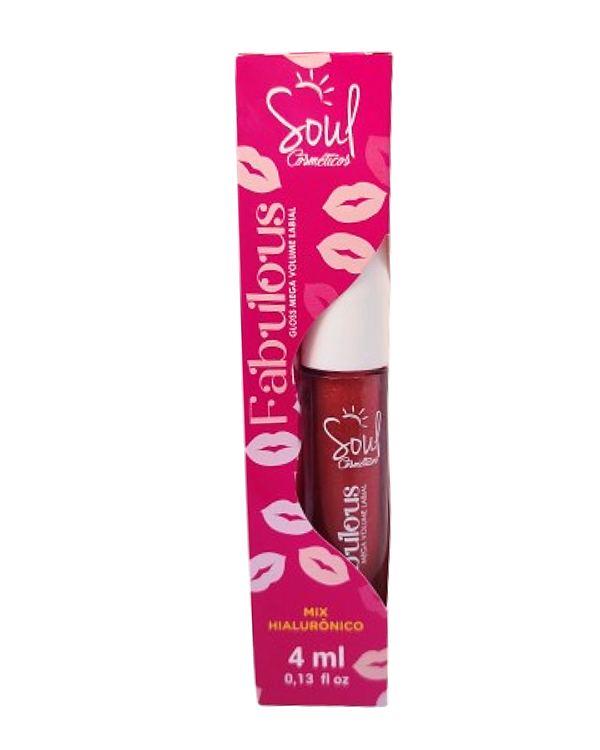 Gloss Mega Volume Soul Cosméticos - Cor 3