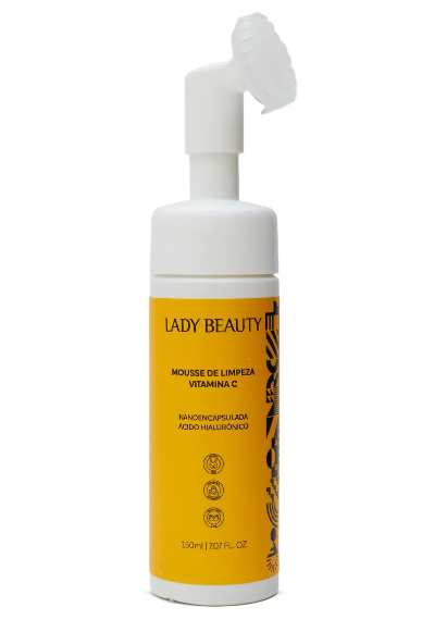Sabonete Mousse Vitamina C Lady Beauty 150ml