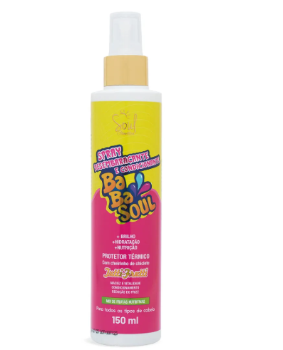 Spray Desembaraçante Tutti Frutti Protetor Térmico Soul Cosméticos 150ml