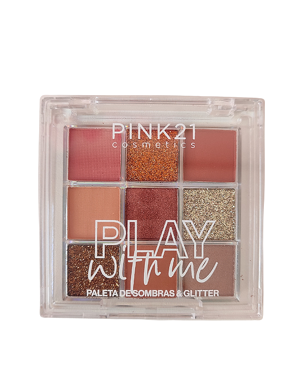 Paleta de Sombras e Glitter COR 01 Pink 21