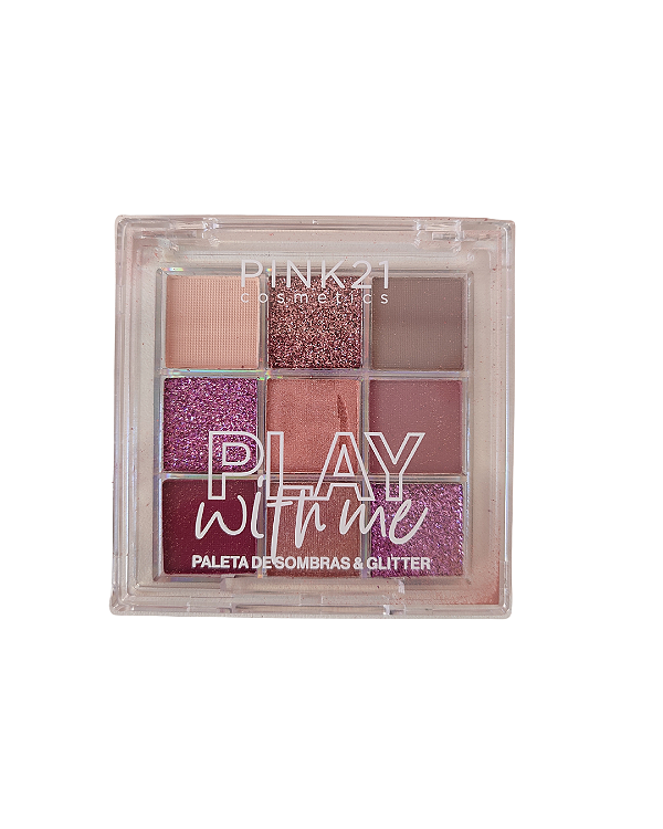 DUPLICADO - Paleta de Sombras e Glitter COR 02 Pink 21
