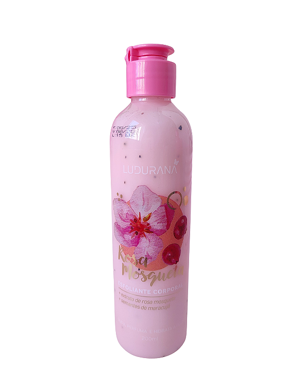 Esfoliante Rosto e Corpo Rosa Mosqueta 200ml Ludurana