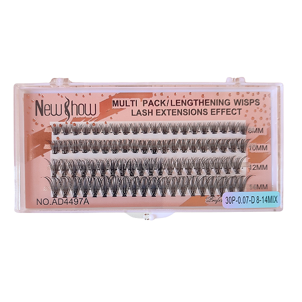 Cilios tufinhos 30P - Mix 8mm - 14mm