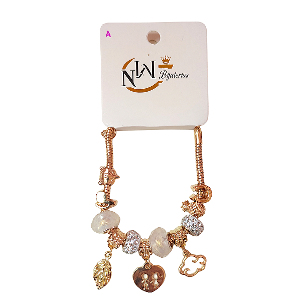 Pulseira Bracelete com Berloques - Modelo A