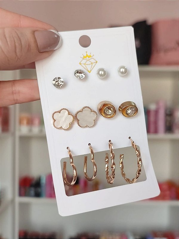 Kit de Brincos - Modelo 01