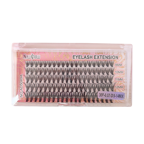 Cilios tufinhos 30P - Mix 9mm - 14mm