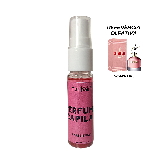 Perfume Capilar Parisiense TulipasBeauty 15ml