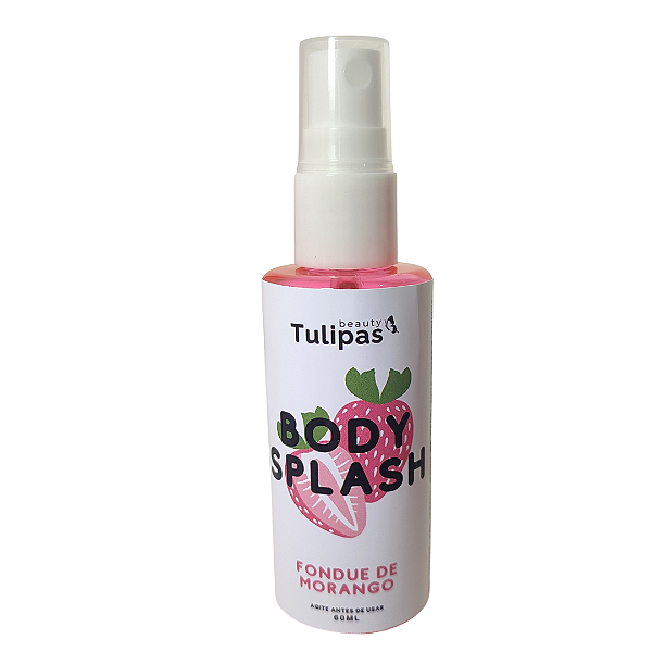 Body splash Fondue de Morango Tulipas Beauty 60ml