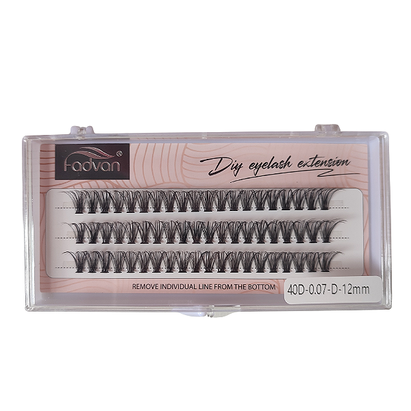 Cilios tufinhos 40D - 12MM