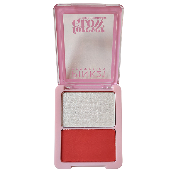 Duo Blush e Iluminador Pink 21 - Cor 01
