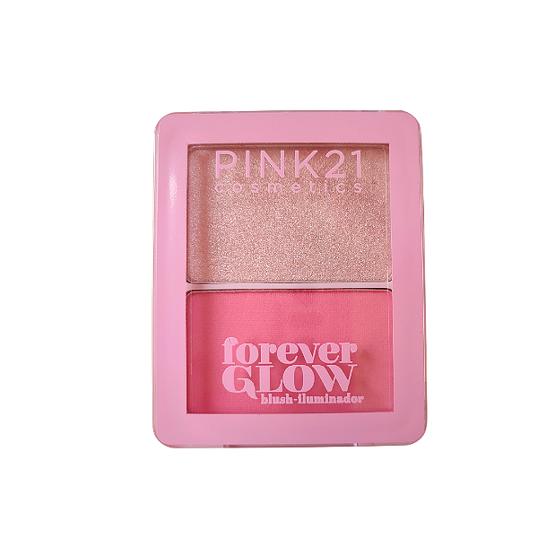 Duo Blush e Iluminador Pink 21 - Cor 04