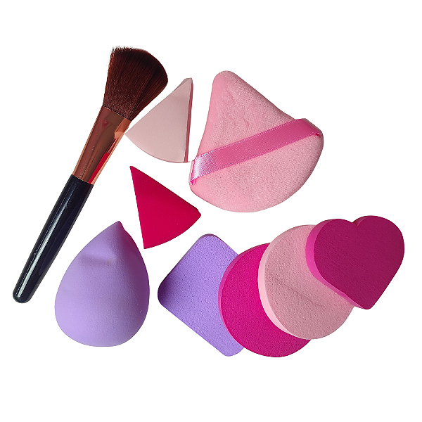 Kit de esponjas + pincel