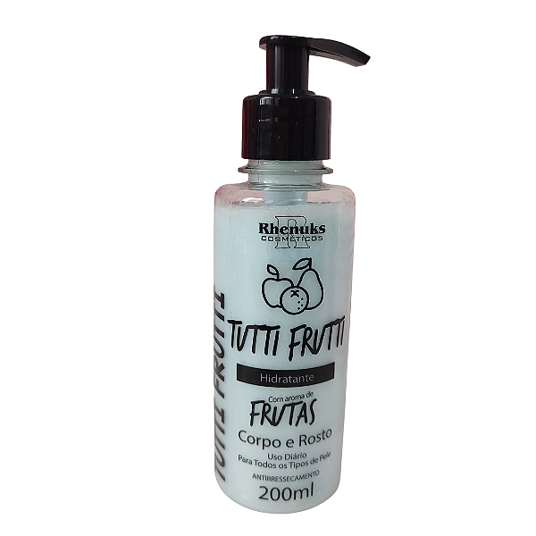 Hidratante Corpo e Rosto Tutti Frutti 200ml Rhenuks