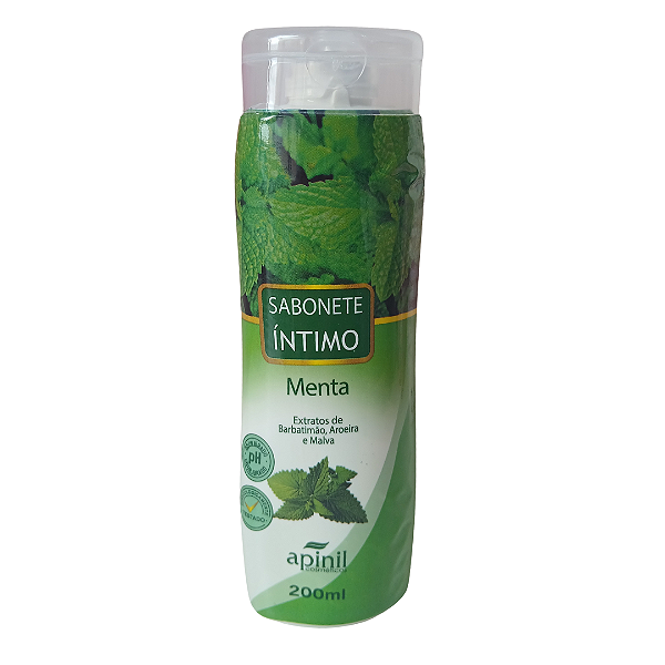 Sabonete Intimo Menta Apinil 200ml