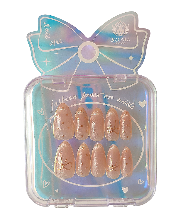 Unha Postiças Autocolantes - 10 Unhas