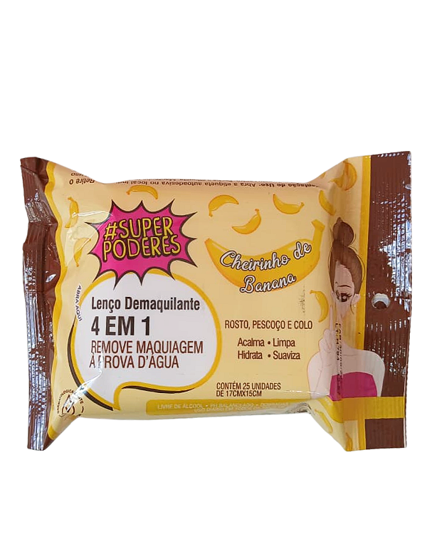 Lenço Demaquilante Super Poderes