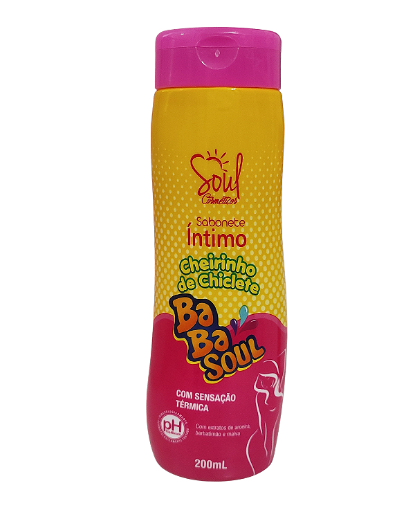 Sabonete Íntimo Cheirinho de Chiclete Tutti Frutti