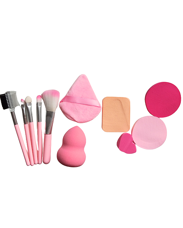 Kit de Esponjas + Mini Pincéis