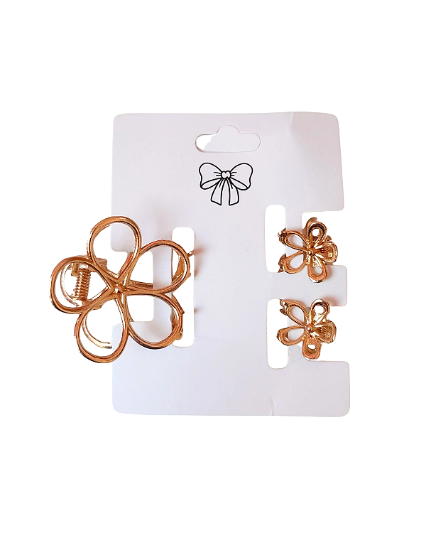 Kit de Presilha de Flor