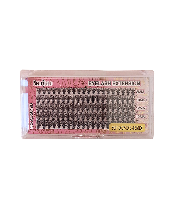 Cilios tufinhos 30P - Mix 8mm - 13mm