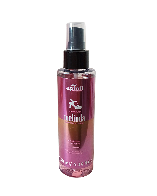 Body Splash Melinda Romântico e Atraente 130ml Apinil Cosméticos