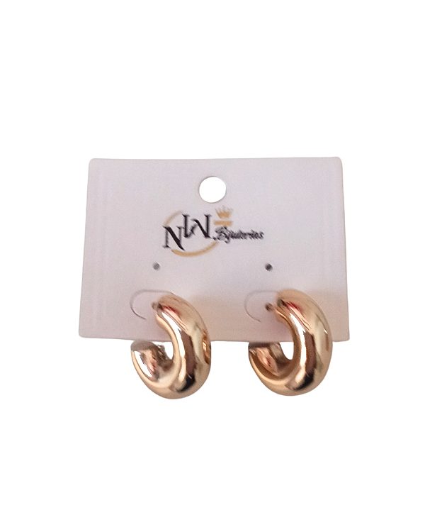 Brincos Liso Dourado