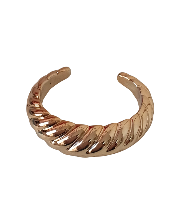 Bracelete Ondulado Dourado