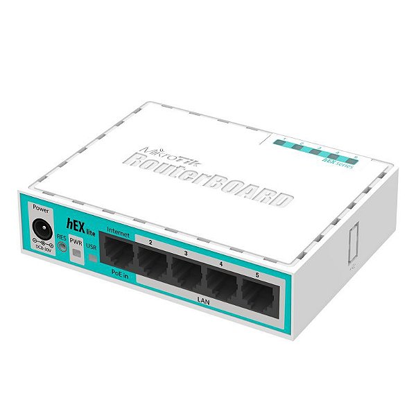 Roteador Mikrotik RouteRBoard hEX lite RB750r2 RouterOS L4