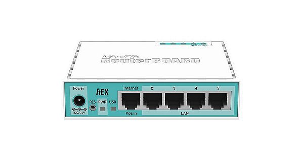 Roteador Mikrotik RouteRBoard hEX RB750Gr3 RouterOS L4