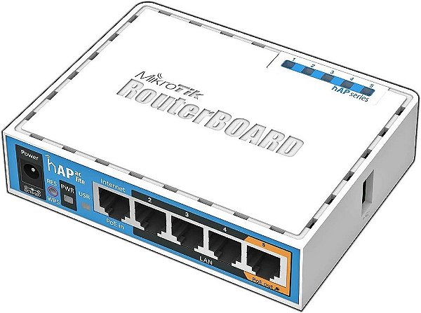 Roteador Mikrotik RouteRBoard hAP ac lite RB952Ui-5ac2nD L4