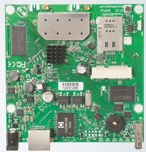 Radio Mikrotik RouterBord RB912UAG-2HPnD RouterOS L4