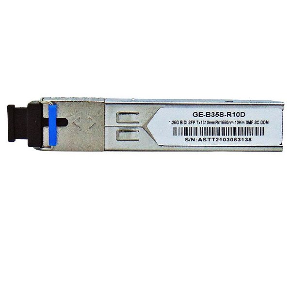 SFP 1.25G 10km BiDi SC DDM TX1310-RX1550 GE-B35S-R10D