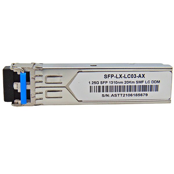 SFP 1.25G 20km LC Duplex DDM TX1310NM MGBIC LX-LC03-AX