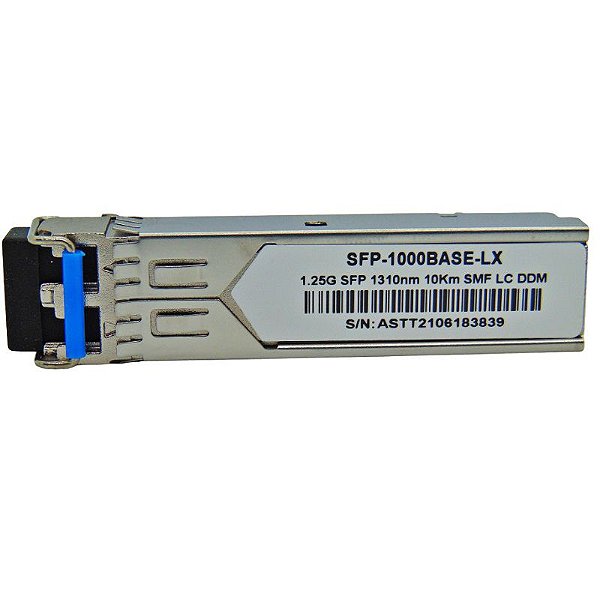 SFP 1.25G 10km LC Duplex DDM TX1310NM 1000BASE-LX