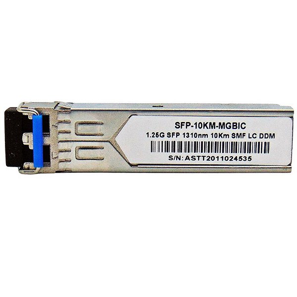 SFP 1.25G 10km LC Duplex DDM TX1250-RX1310NM MGBIC WTD